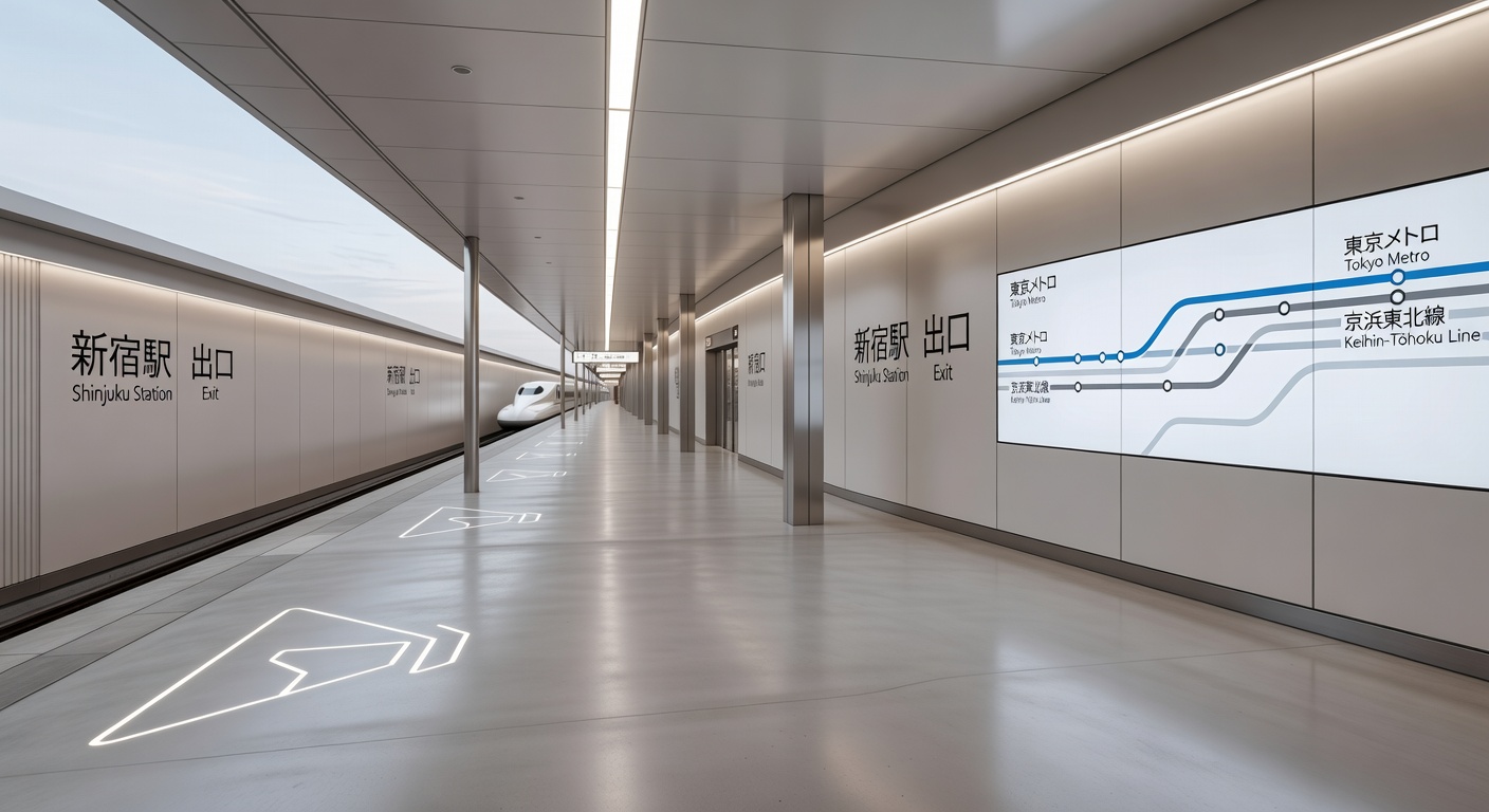 物流拠点：駅ホームと輸送インフラ